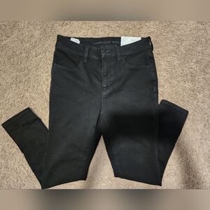 American Eagle Outfitters Women's Black Skinny Jeans Dream Stretch